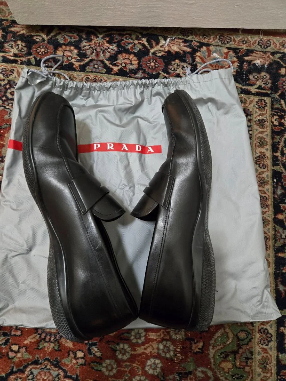 Men's Prada Toblach Loafers US Sz. 10.5 (Prada Sz. 9.5)